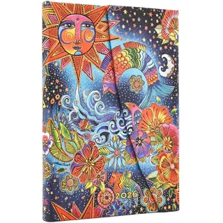Paperblanks 12-Monatskalender. 2026 Himmlische Magie Mini Horizontal