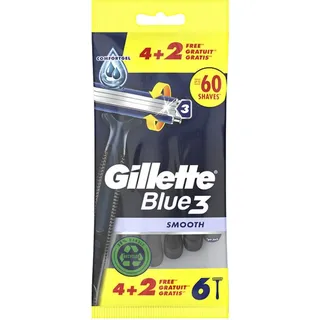 Gillette Blue 3 Smooth Einwegrasierer Männer 6 Stück