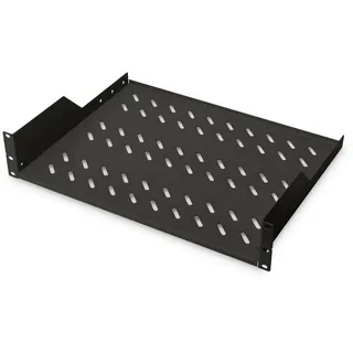 Digitus DN-19 TRAY-2-SW Fachboden schwarz 48,3 x 35,2 cm