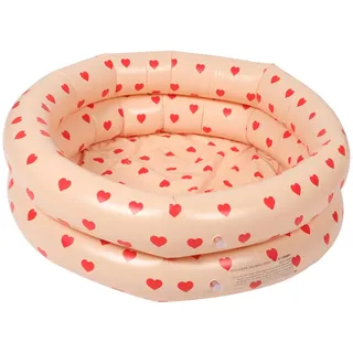 UPKOCH Aufblasbarer Mini Pool Für Junge Mädchen Kleiner Vielseitiger Kinderpool Schnell Aufblasbar Multifunktional Als Planschbecken Und Spielbecken Für Kleinkinder Tragbarer PVC Pool