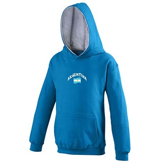 Supportershop Kinder Kapuzenpullover Rugby Argentinien S blau