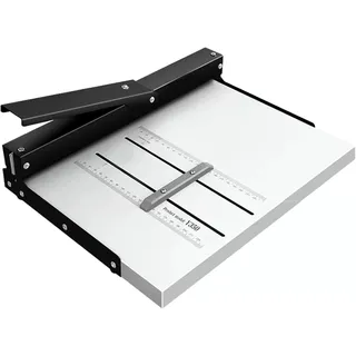 DRFGHK Manuelle Falzmaschine, A3, Papierfaltmaschine, robuster Papier-Punktezähler, Riller, Punktewerkzeug, A4, Buchpresse, kommerzielle Bürobriefkarte