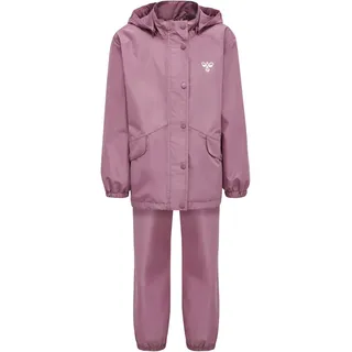hummel hmlREVA wasserdichter Regenanzug Kinder dusky orchid 122