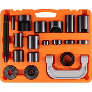 Vevor 21tlg Traggelenk Kugelgelenk Abzieher Kugelgelenk Ausdrücker Satz, 520 x 430 x 90 mm Universal Kugelgelenk Auspresswerkzeug Set Kohlenstoffstahl Kfz Werkzeug Satz mit Kasten