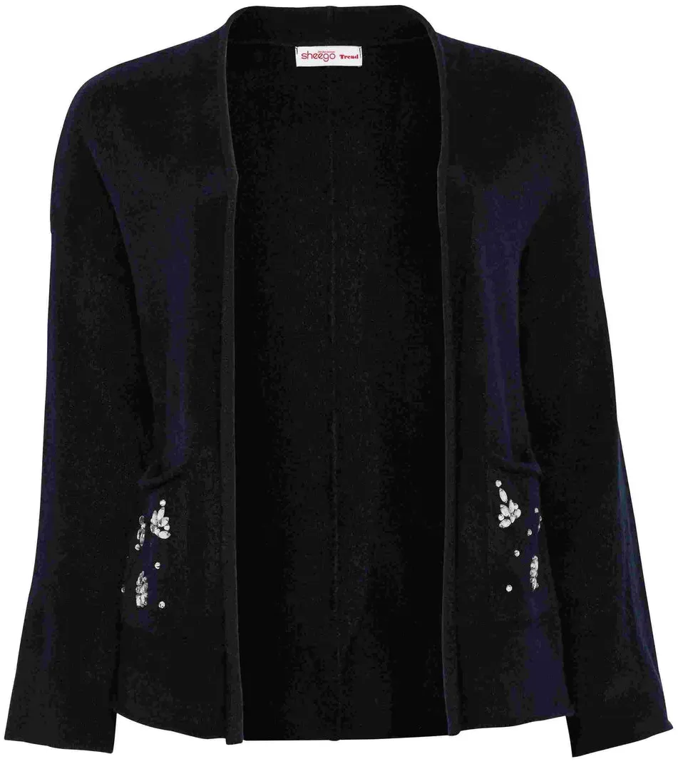 Strickjacke - dunkelblau - 44/46