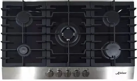 Kaiser KCG 9386 Turbo Glaskeramik Gaskochfeld 86 cm 5 Brenner 3,8 KW WOK