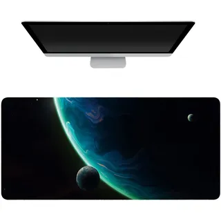 Wehilion XXL Gaming Großes Mauspad 800x300x2 mm, Schreibtischunterlage mit Genähten Rändern, HD-Anime Kreatives Cartoon Mauspad für Office & Zuhause