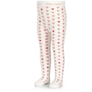 Sterntaler Strumpfhose Herzen in ecru 104