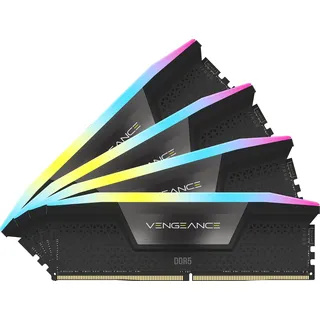 Corsair Vengeance (4 x 16GB, 6600 MHz, DDR5-RAM, DIMM), RAM, Schwarz