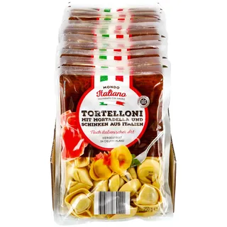 Mondo Italiano Tortelloni Mortadella und Schinken 250 g, 12er Pack