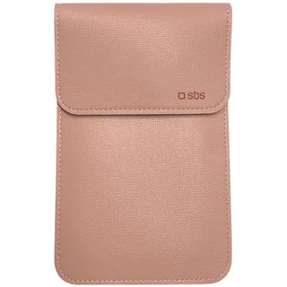 SBS Crossbody-Tasche für Smartphones bis 6.7"", rosa (Universal), Smartphone Hülle, Rosa
