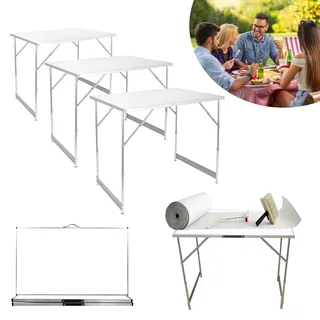 Lemodo 3-teilige Mehrzwecktische für Flohmarkt und Arbeit