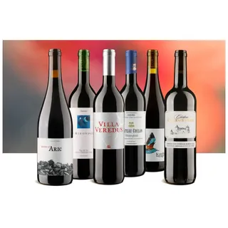 Tour de France Rotwein aus den schönsten Weinregionen Frankreichs, Bio Probierpakete