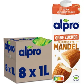 Alpro® OHNE ZUCKER Mandeldrink 8x 1,0 l