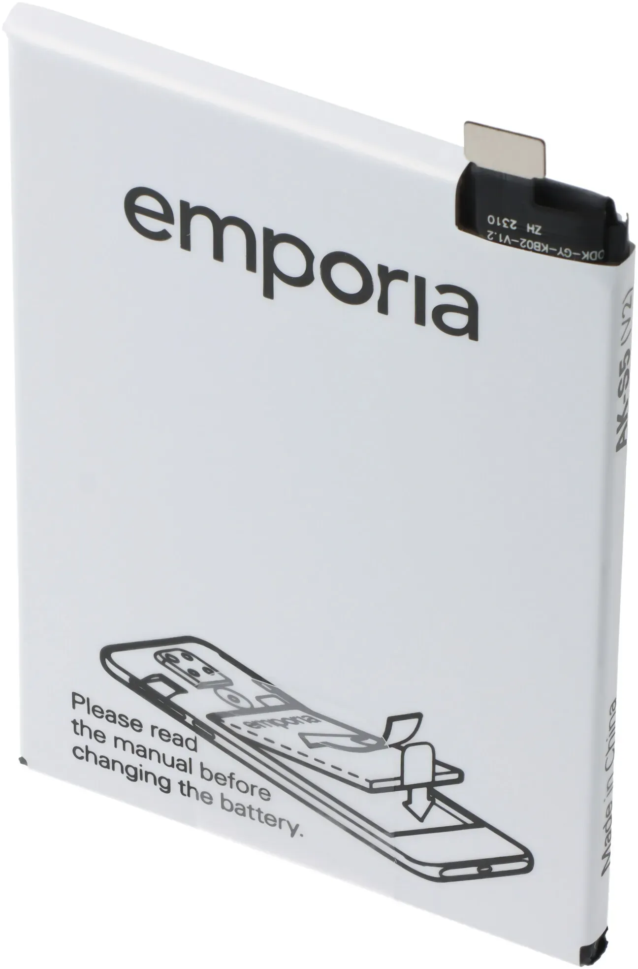 Originalakku Emporia SMART.5 Akku, Emporia AK-S5-BC Akku, Li-Ion, 3,8V 3550mAh