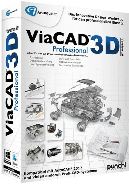 Avanquest ViaCAD 3D Version 10 Professional