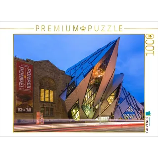 CALVENDO Puzzle Toronto, Royal Ontario Museum und Michael Lee-Chin Crystal 1000 Teile Puzzle quer | 1000 Teile Lege-Größe 64 x 48 cm Foto-Puzzle für glückliche Stunden