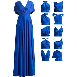 72styles Infinity Kleid mit Bandeau Brautjungfernkleider lang Multi-Way Kleid Wickelkleid Damen Maxi Übergröße Convertible Abendkleider Elegant für Hochzeit Ballkleider Abschlusskleid - Einheitsgröße Große Größen