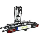 EUFAB 11554 Fahrradträger Bike Lift, E-Bike geeignet, komplett vormontiert, elektrische Absenkung, Diebstahlschutz, für 2 Fahrräder, für Anhängerkupplung, 2025 mit Strap-Rahmenhaltern