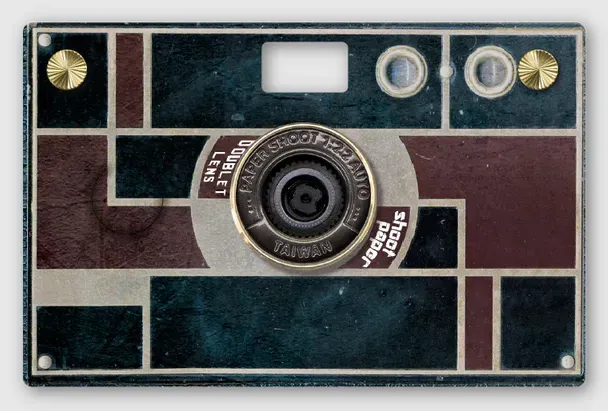 Paper Shoot Klassisches Case Vintage 1930