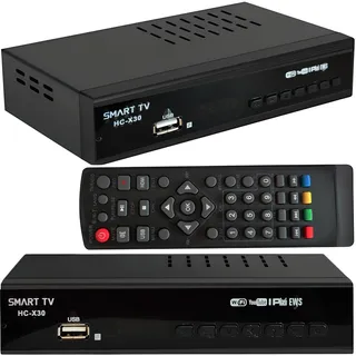 Retoo DVB-T2 Receiver, Tuner, Empfang Aller freien SD und HD, H.264, H.265, HDMI 1.4, 10bit HEVC, USB 2.0, LAN, Full-HD 1080p, Digital TV Kabelreceiver mit Fernbedienung Terrestrischer Decoder Schwarz