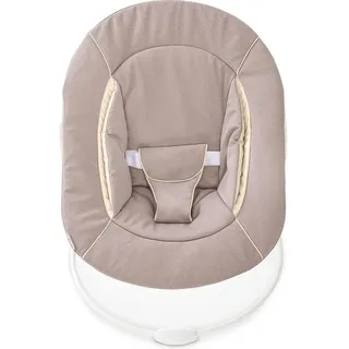 hauck Alpha+ walnut inkl. Alpha Bouncer 2 in 1 stretch beige und Sitzauflage