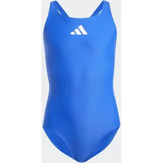 adidas Solid Small Logo Badeanzug Blau 104