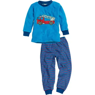 Playshoes Schlafanzug Frottee Feuerwehr