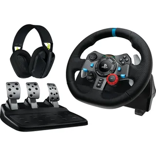 + Pedale + G435 Headset schwarz