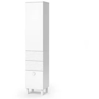 Vicco Sola Hochschrank 40,2 x 192,4 cm Weiß Holz