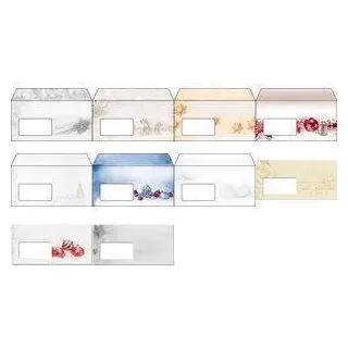 Sigel DU228 - DL (110 x 220 mm) - Braun - Silber - 90 g/m2 - 110 mm - 220 mm - Deutschland (DU228)