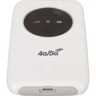 Modem 5G SIM, 4G LTE USB-WLAN-Modem 150 Mbit/s Entsperrter Mobiler 5G-Router Mit SIM-Kartensteckplatz Mobiler LTE-Hotspot Eingebauter 3200 MAh Verbinden Sie Bis zu 10 Geräte