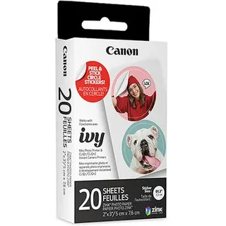 Canon ZINK fotopapier zelfklevend cirkel 33 mm (20 vel) - Fotopapier