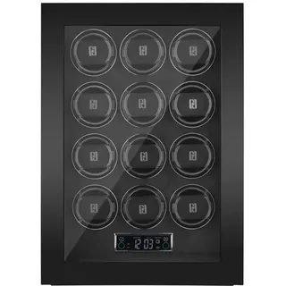 PAUL DESIGN - UHRENBEWEGER GENTLEMAN 12- black shadow / für 12 Uhren, key version-fingerprint