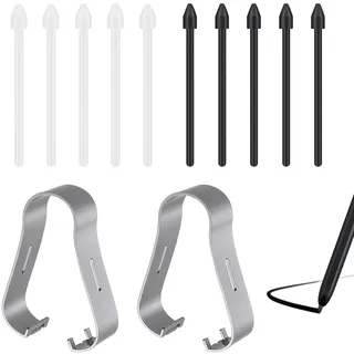 10pcs S Pen Ersatzspitzen für Samsung S Pen, Ersatz Touch Stylus Tips mit Pinzettenwerkzeug, Kompatibel mit Galaxy Tab S6 Lite/S7+/S7 FE/S9/S9 FE+/S8 Ultra/S23 Ultra/Note 10/Note 20 Ultra