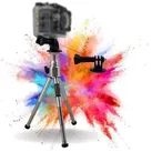 Mini Stativ Tripod Kamerastativ Tischstativ für DJI Osmo GoPro Hero Hero+ 3 4 5 6 7 8 9 10 11 12 13 Session Action Cam