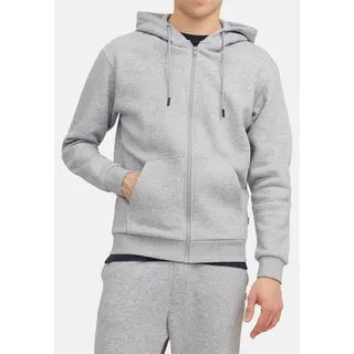 JACK & JONES Bradley Reißverschlusspullover Light Grey Melange S
