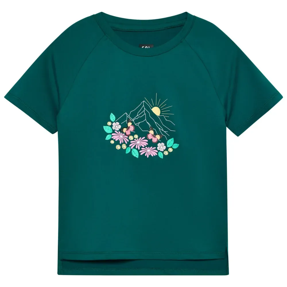 ColorKids Print T-Shirt Kinder - blau-9917 / 164