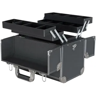 HMF Alu Werkzeugkoffer leer 36,5 x 35 x 22 cm Schwarz