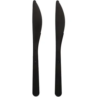 circulware resbonsibles Mehrweg-Messer, Kunststoff schwarz, 50 St.