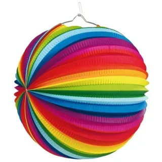 Amscan 2283 Riethmüller Lampion Regenbogen Papier 25cm