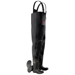 Wathose mit Stiefel "FieldPro" Purofort - 48 - schwarz