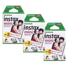 Fujifilm Instax Mini Film Doppelpack 2x10 Aufnahmen 3er Set für 60 Bilder