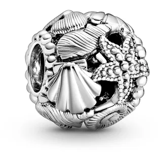 Pandora 798950C00 Silber Charm Offen Seestern, Muscheln und Herzen