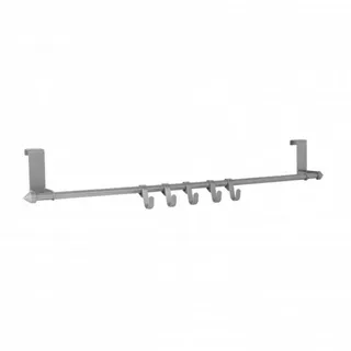 Testrut Garderobenhaken Türgarderobe 5 Haken Silber