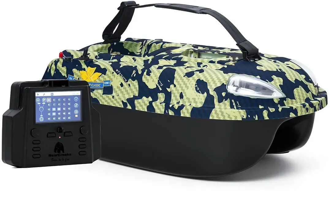 BearCreeks iPilot15 GPS-Futterboot – kompaktes Köderboot mit 1,5 kg Kapazität