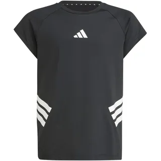 Adidas All Sports Nxt T-Shirt, Black/White, 9-10 Years