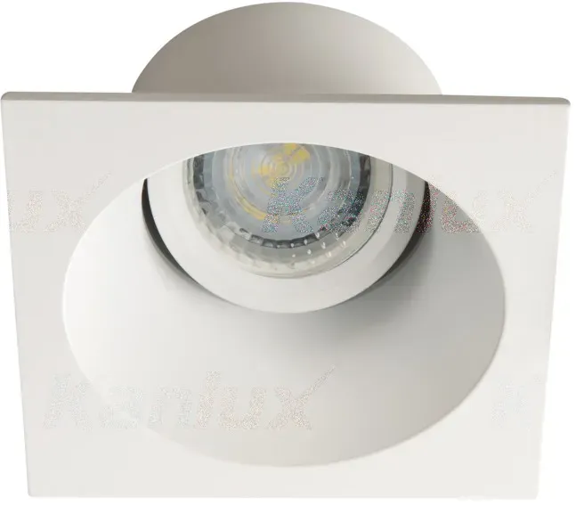 Kanlux Einbau Downlight APRILA IP20 20° 104x104x60mm - weiß (ohne Leuchtmittel)