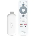 Abcom Stick HD Android TV Mediaplayer Stick Weiß (Full HD, HDMI, 5GHz WiFi, Sprachfernbedienung, Streaming Box, Weiss