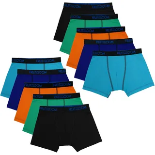 Fruit of the Loom Boys and Toddler Boxer Briefs, Tag Free & Breathable Underwear, Assorted Color Multipacks Slip, 10er-Pack – atmungsaktives Mikro-Mesh, S - S